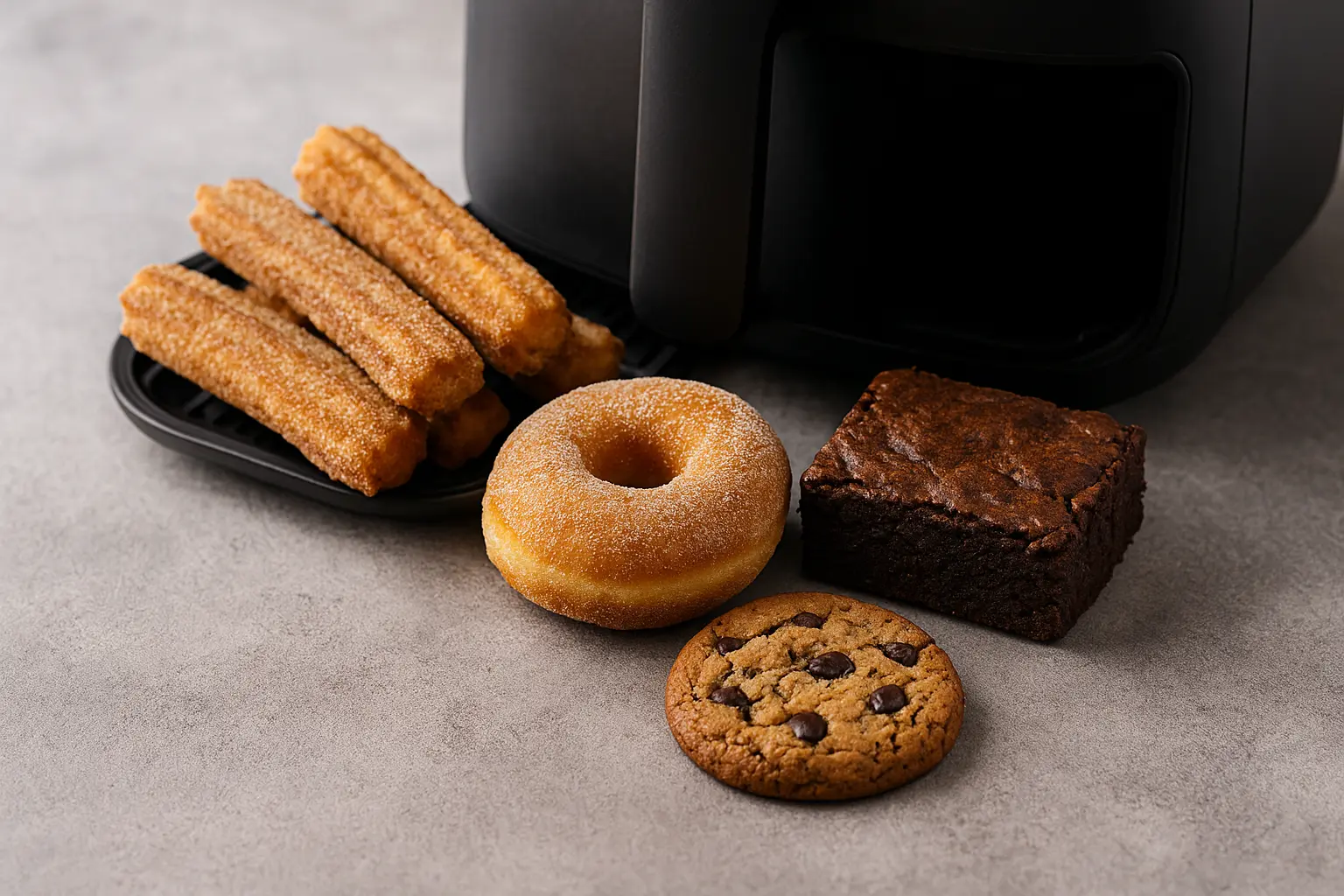 air-fryer-desserts-churros-donut-brownie-cookie.
