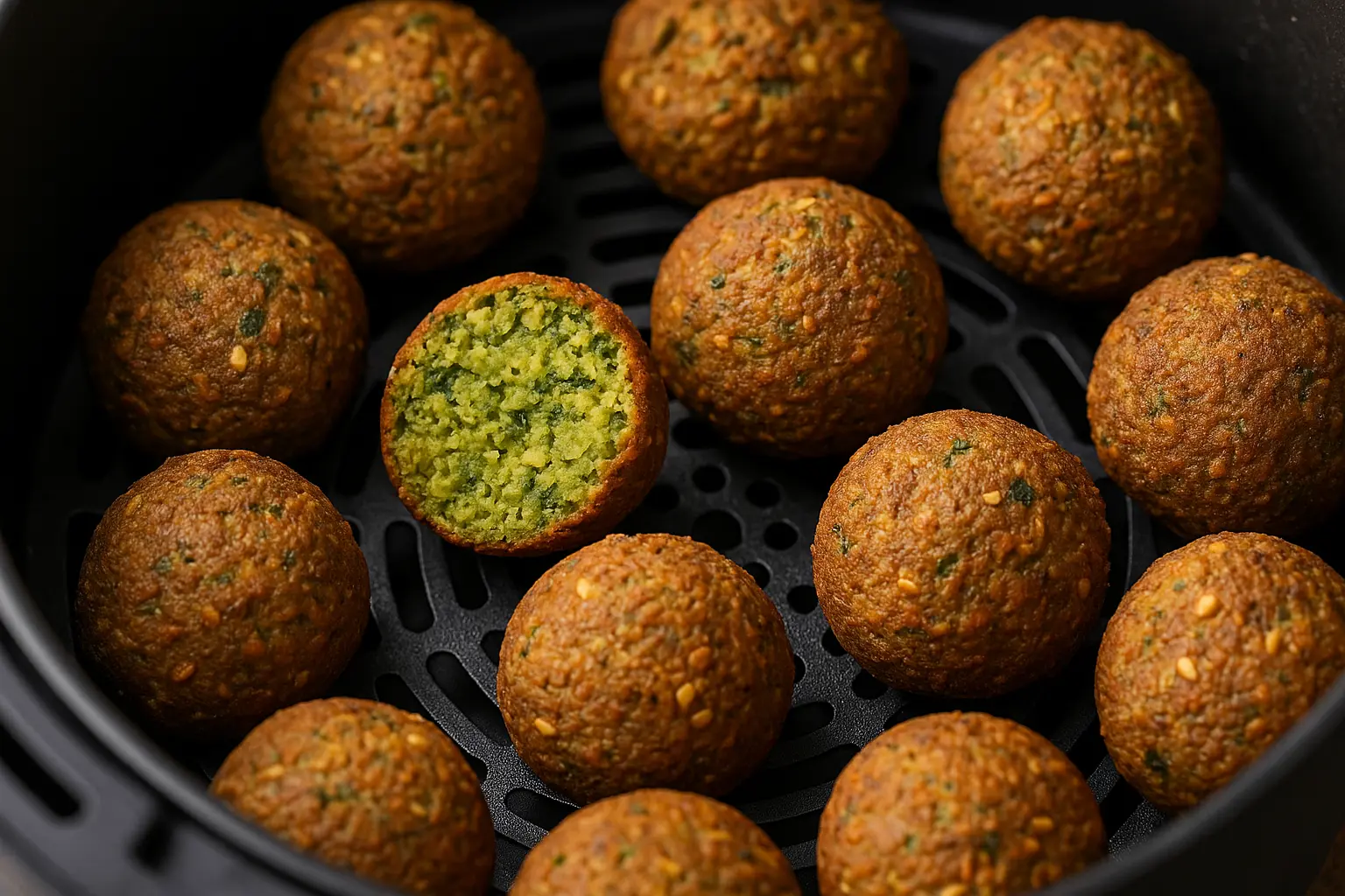 Air-Fryer Falafel Bites for Snack Time