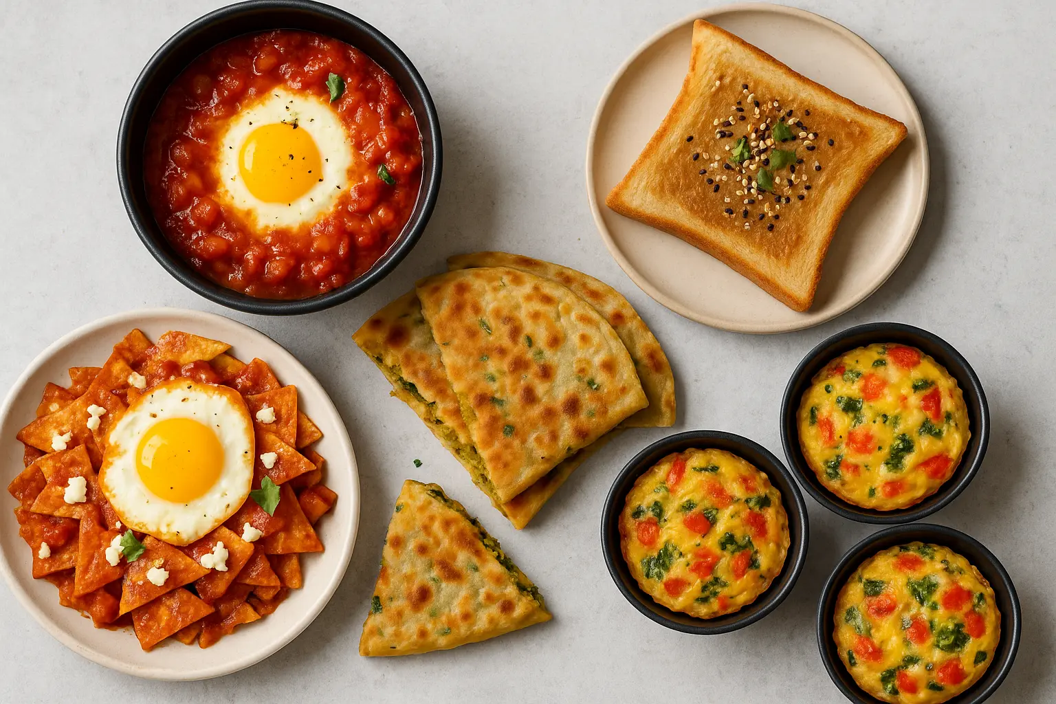 Air-Fryer Global Breakfasts in Under 20 Minutes