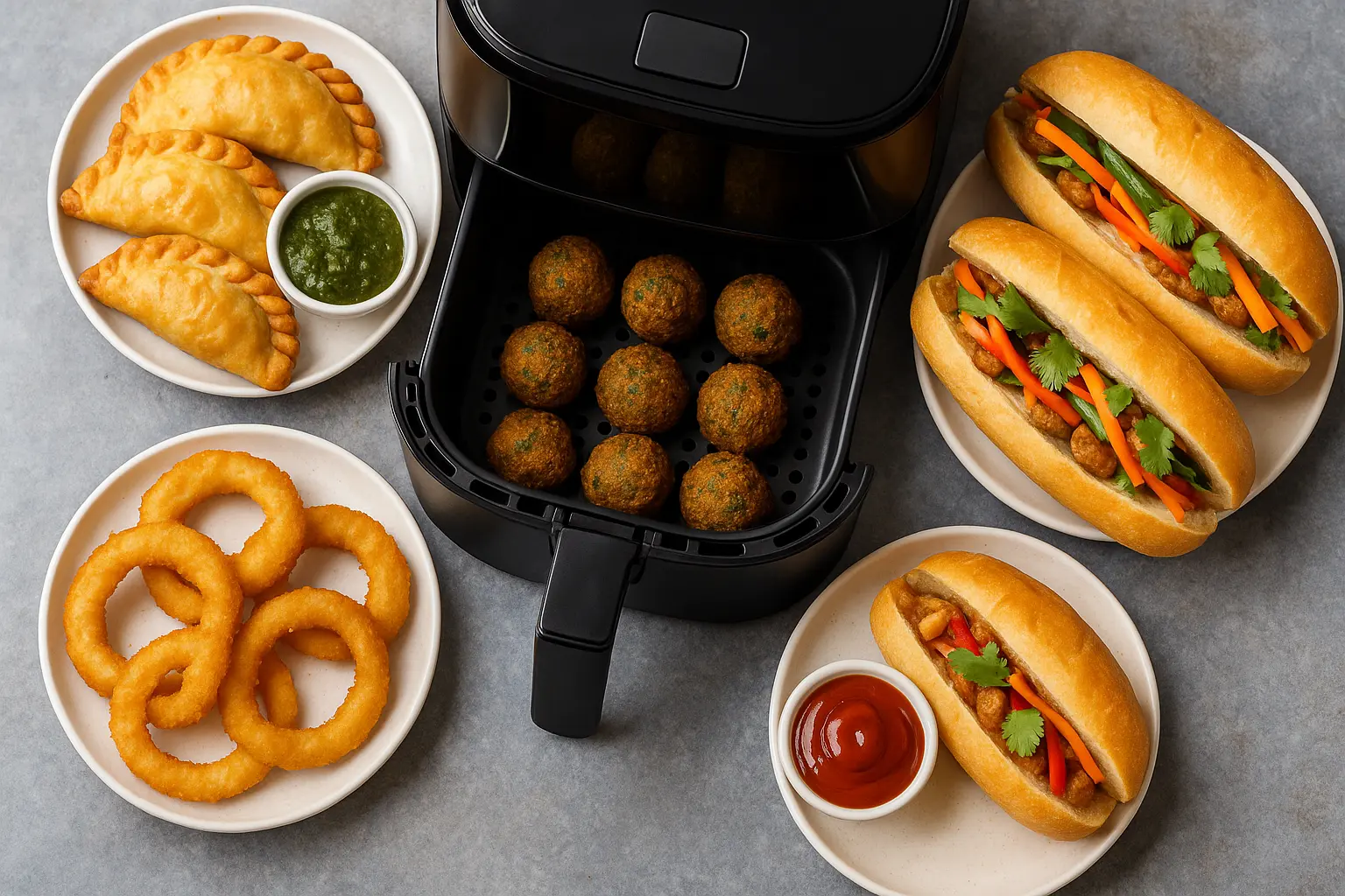 Air-Fryer Global Street Foods Made at Home