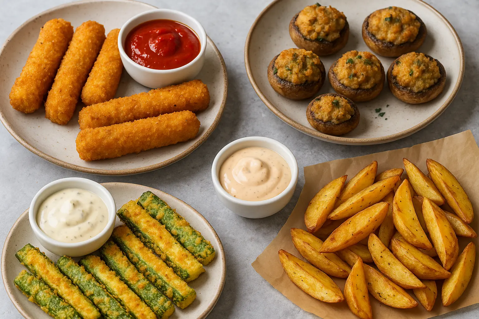 air-fryer-vegetarian-appetizers-party-snacks