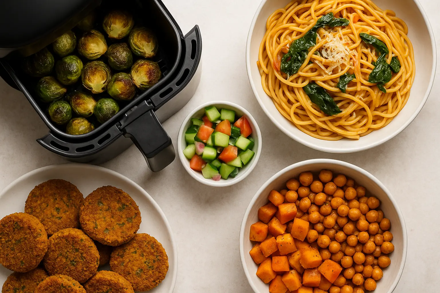 Air-Fryer Vegetarian Meals for Busy Weeknights