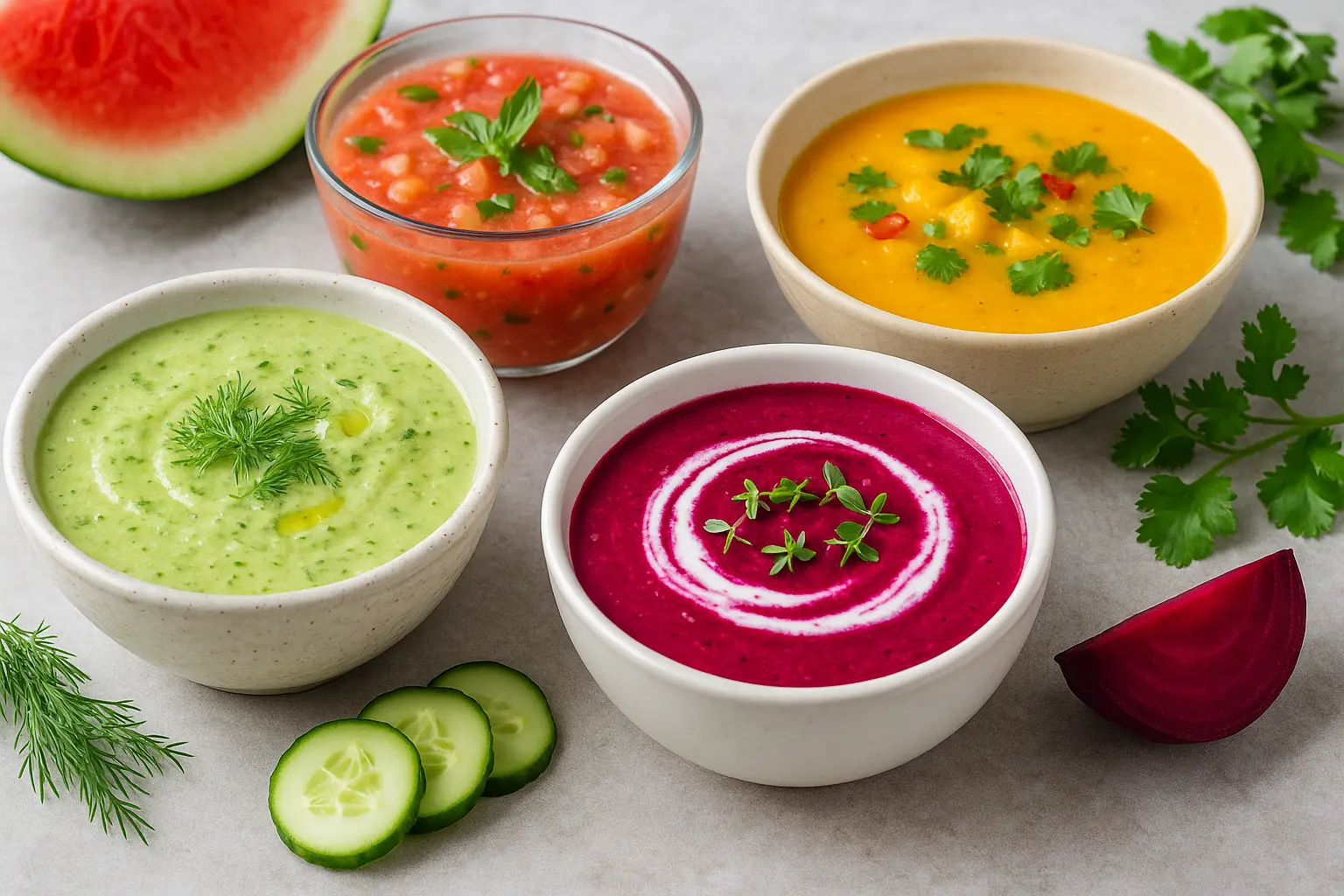 Blender-Friendly Cold Soups for Summer
