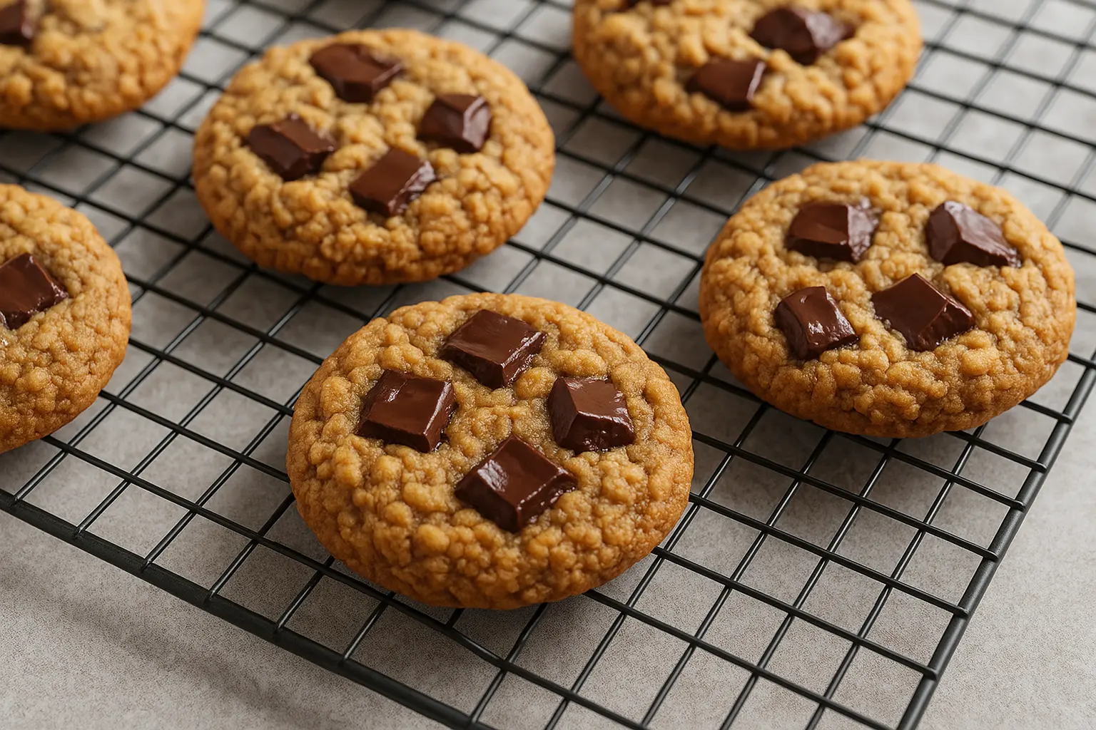 Chewy Oatmeal Chocolate Chunk Cookies