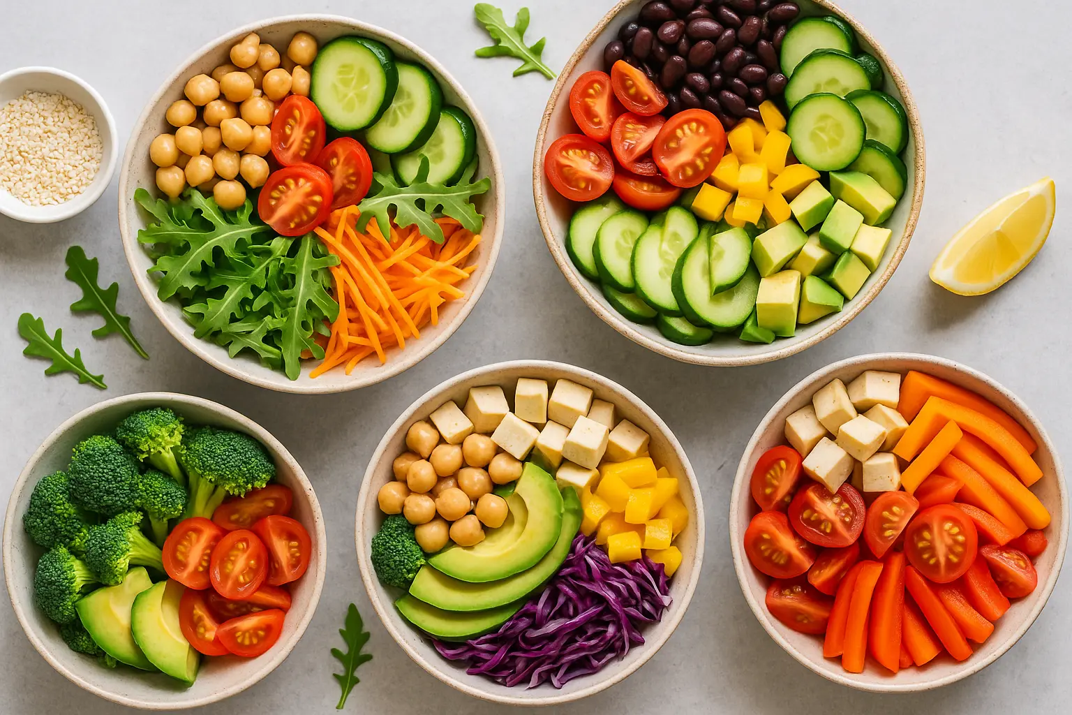 No-Cook Salads for Quick and Healthy Lunches