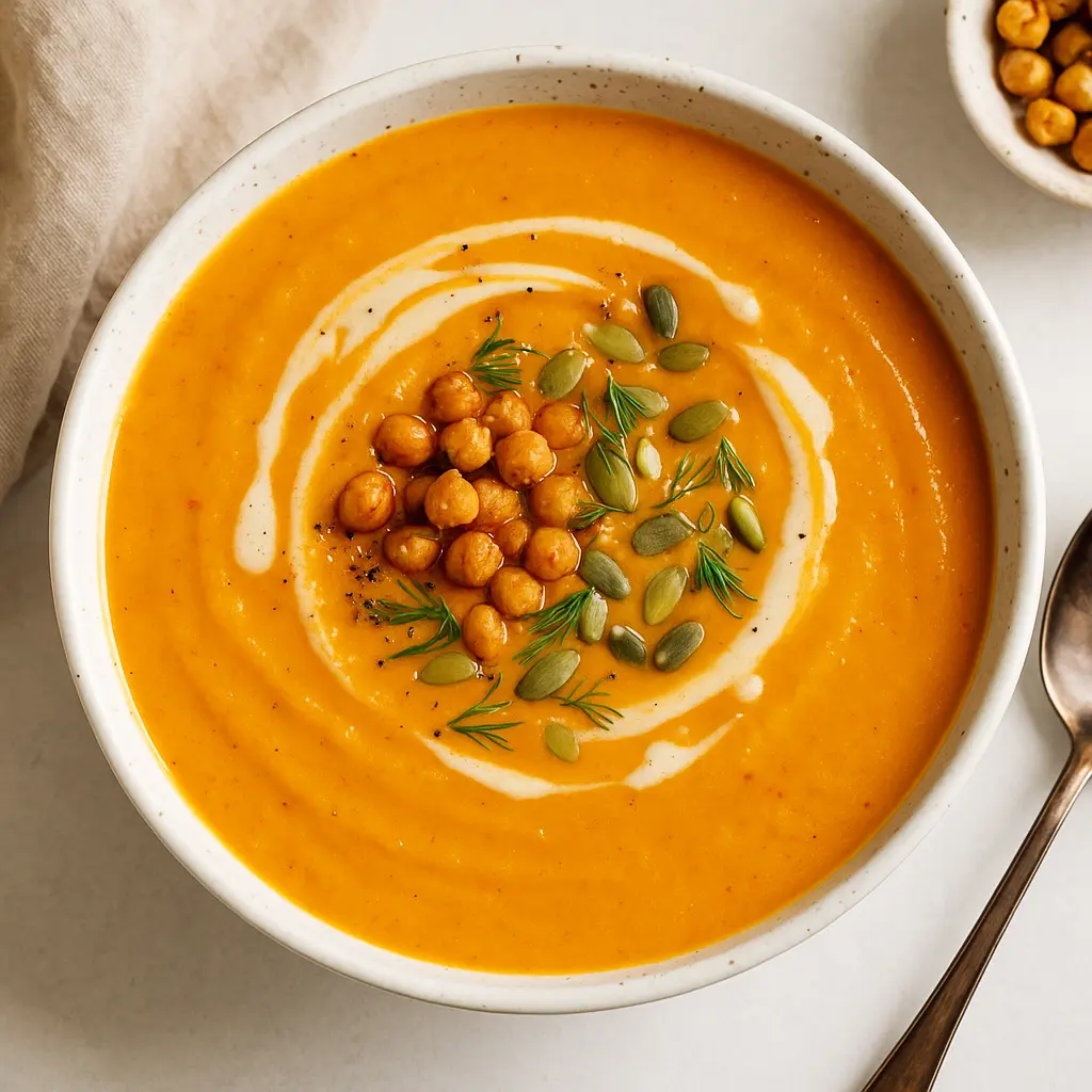 creamy-vegan-sweet-potato-chickpea-soup