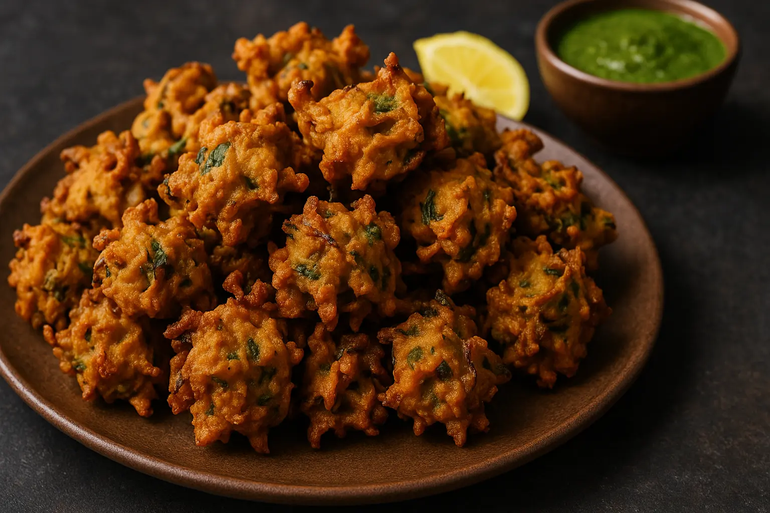 Crispy Pakoras Made in the Air Fryer