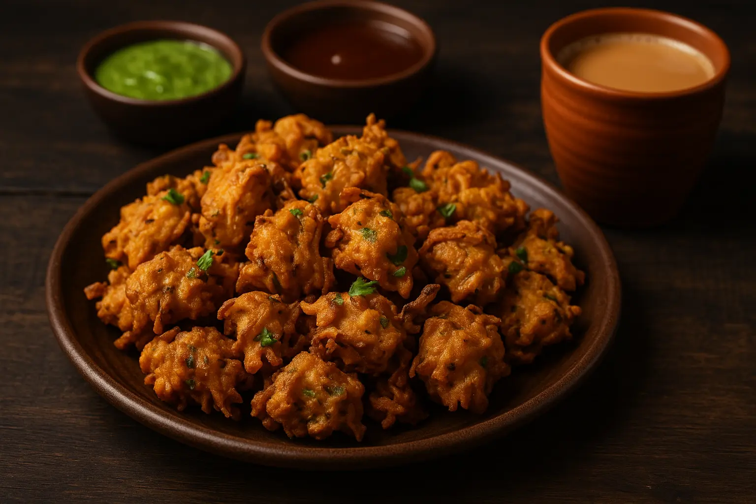 Crispy Indian Pakoras Perfect with Chai