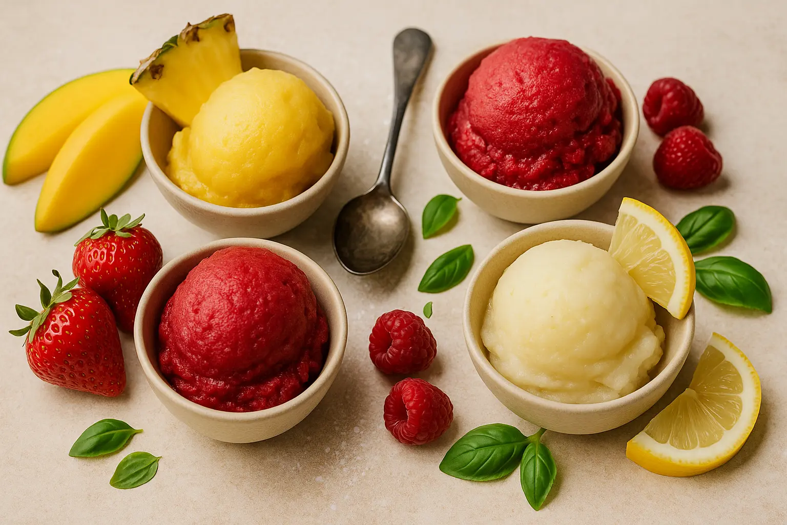 Refreshing Sorbets Made Without Dairy