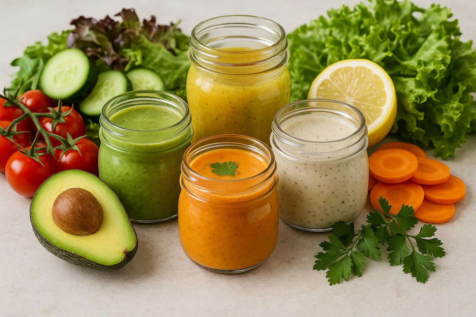 DIY Salad Dressings for Every Mood
