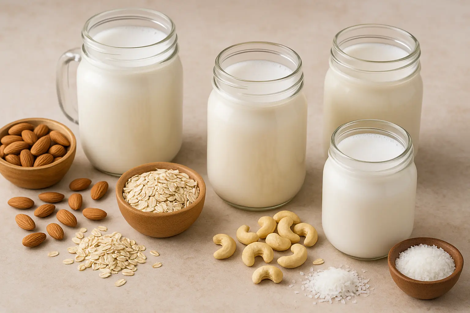 diy-vegan-milks-almond-oat-cashew-coconut-homemade