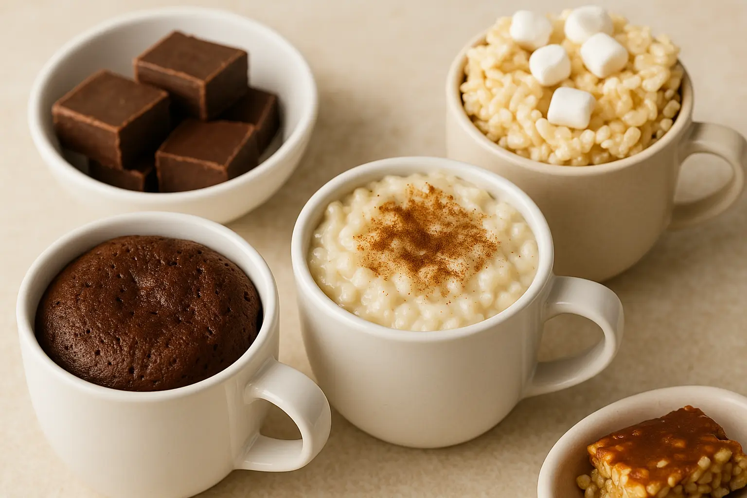 easy-microwave-desserts-mug-cake-fudge-rice-pudding-treats