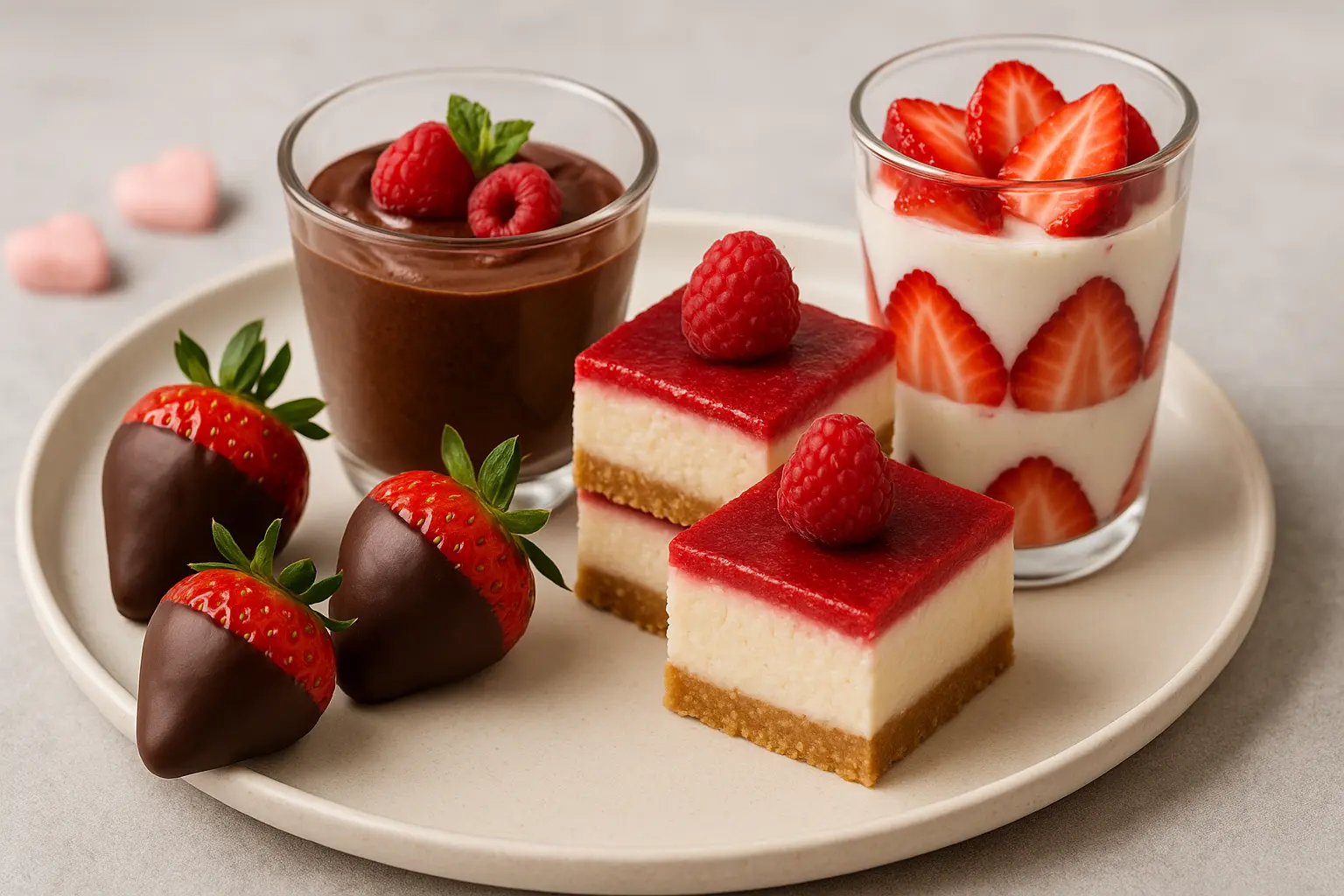 easy-romantic-desserts-for-two-chocolate-mousse-strawberry-parfait