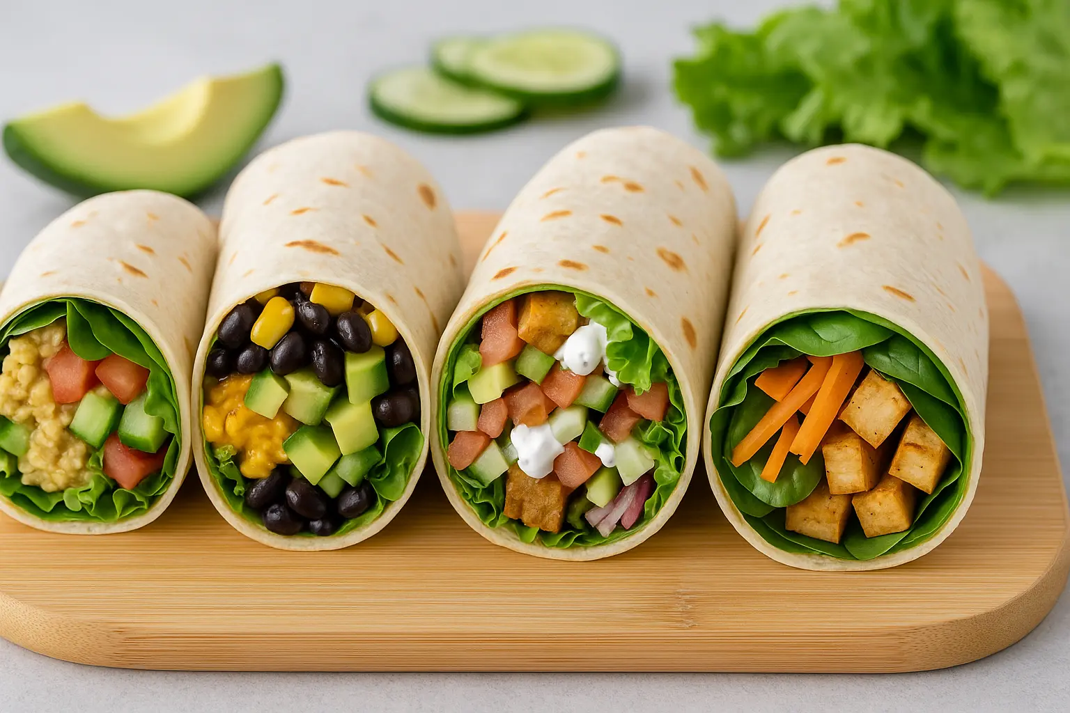 easy-vegan-wraps-lunch-ideas-meal-prep.