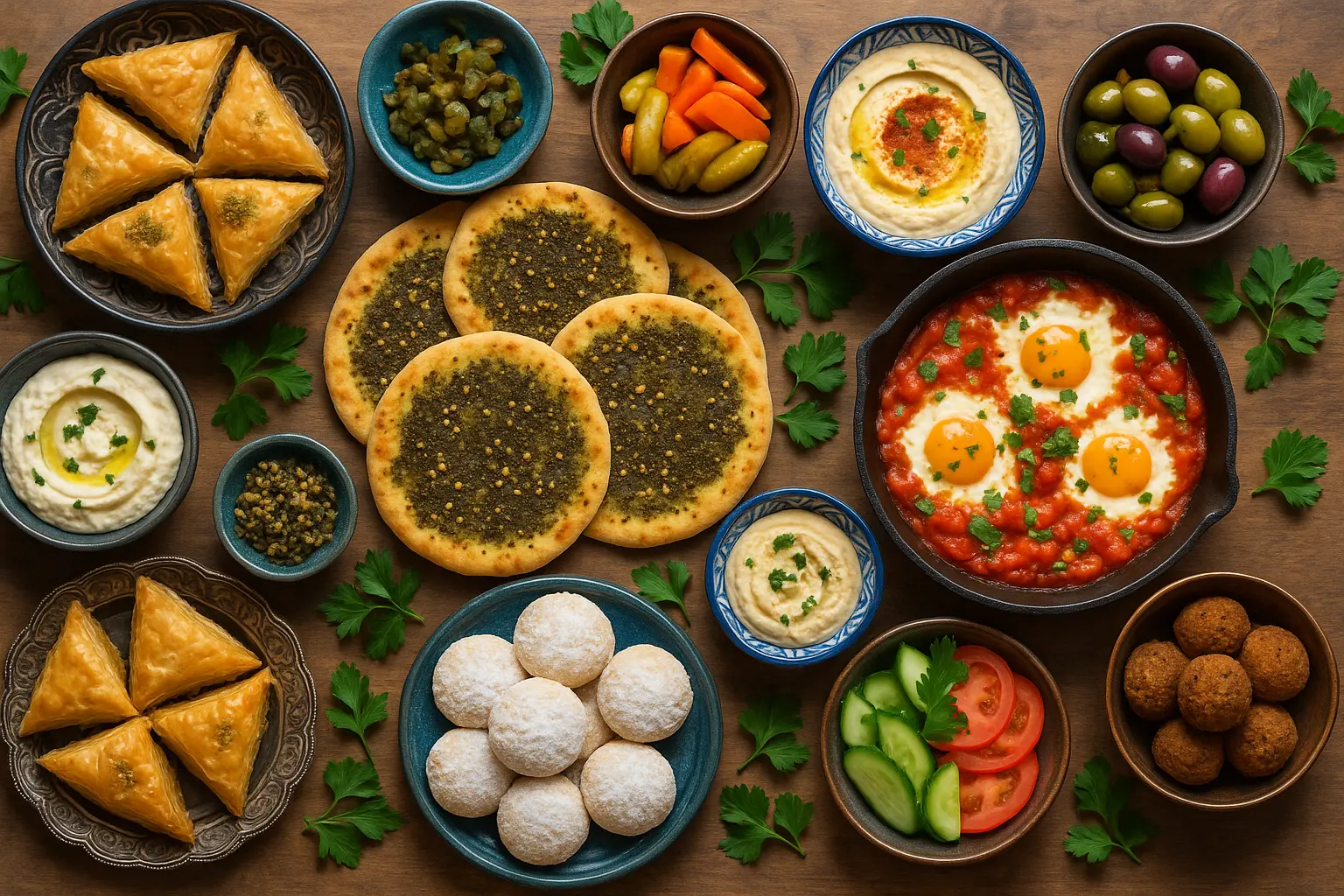 Festive Middle Eastern Breakfast Treats