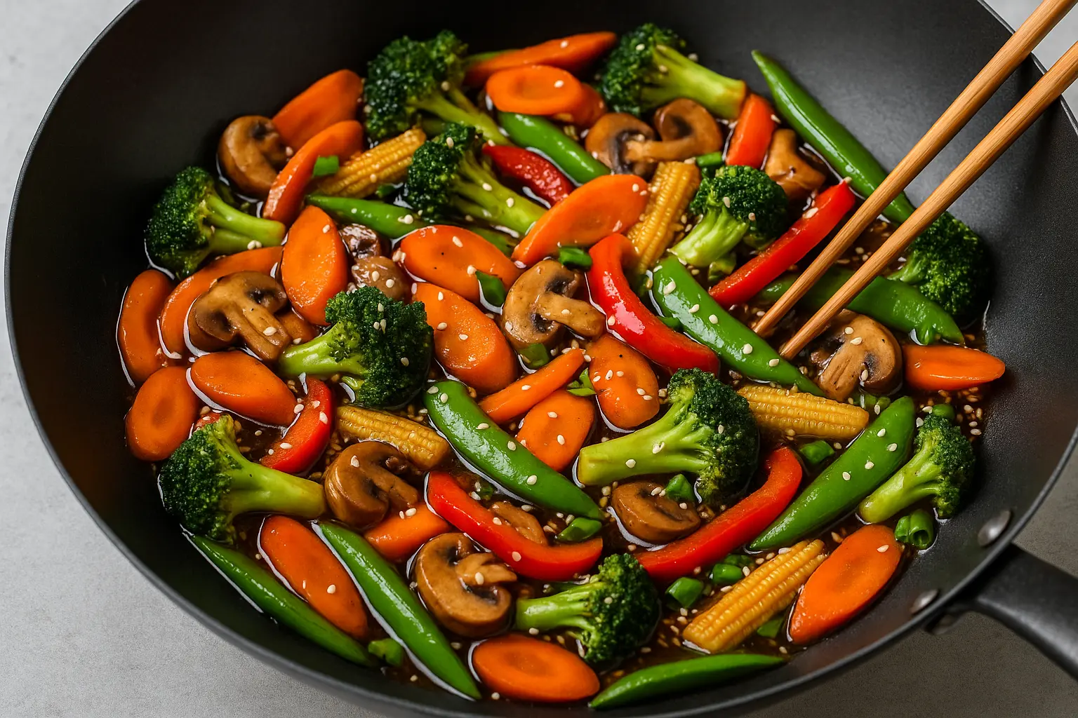 Flavorful Veggie Stir-Fries with Asian Sauces