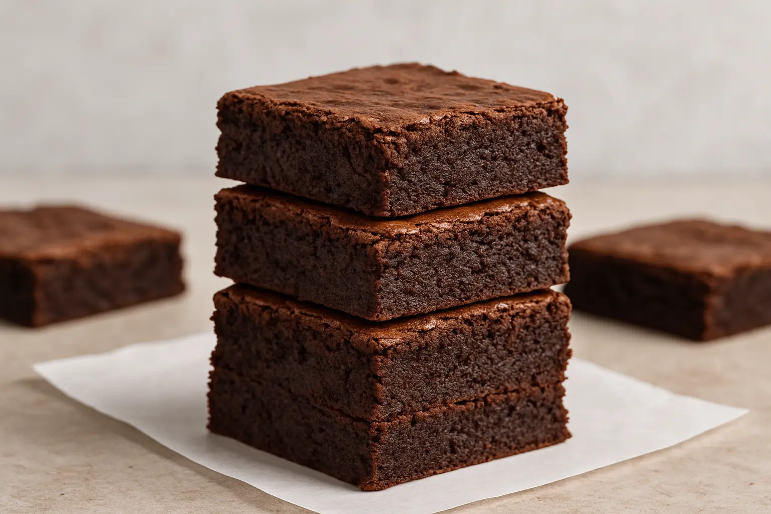 fudgy-gluten-free-brownies-stack
