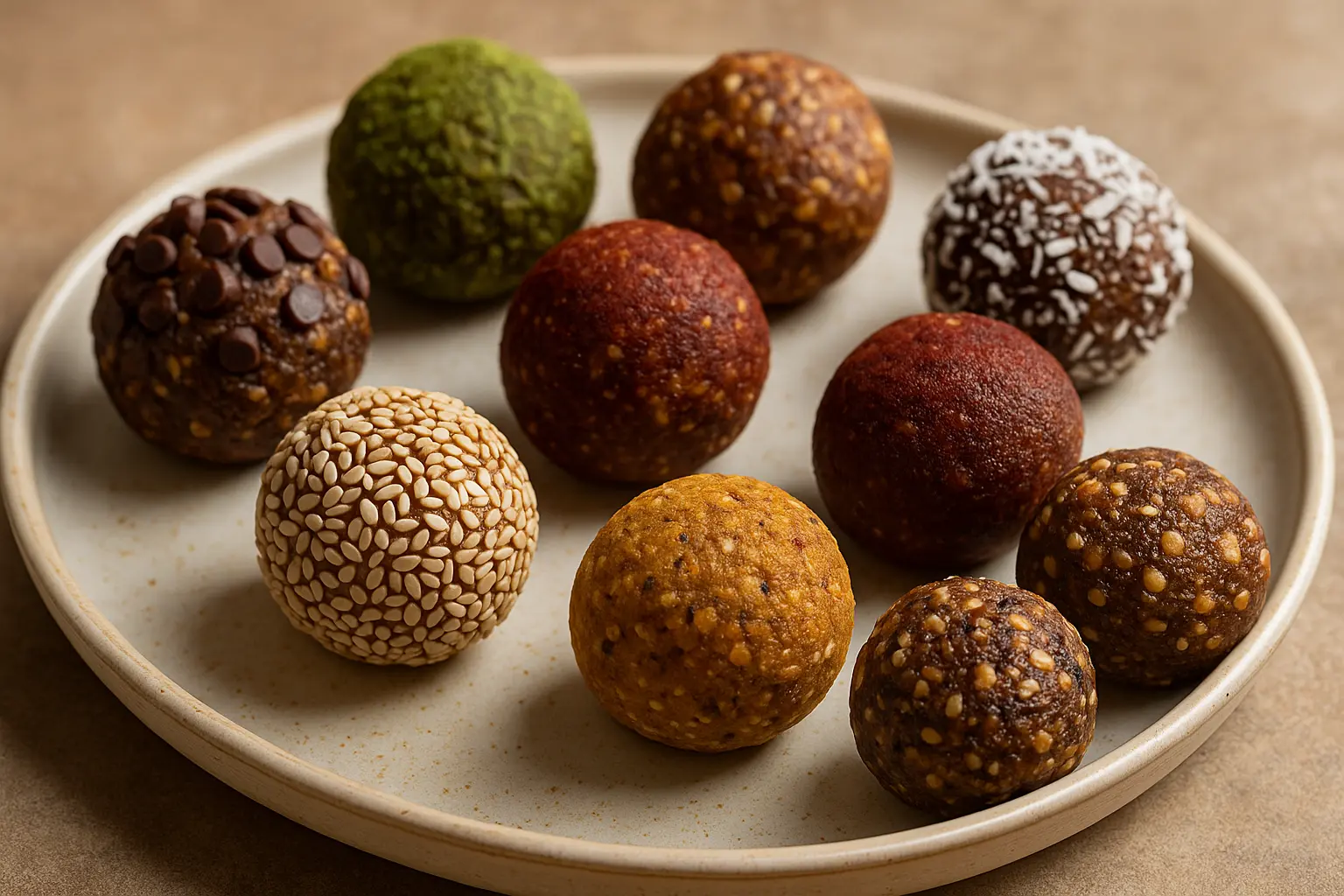 No-Bake Energy Balls with Global Flavors