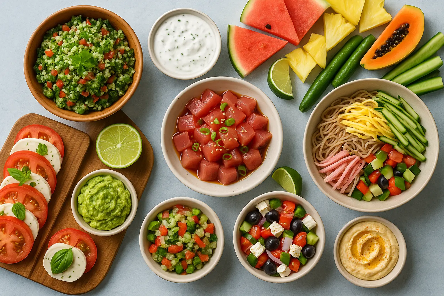 Global No-Cook Recipes for Hot Days