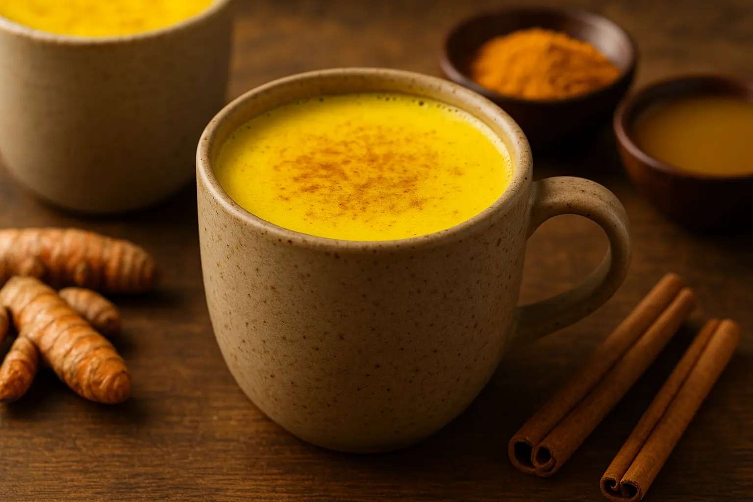 Golden Turmeric Lattes for Cozy Nights