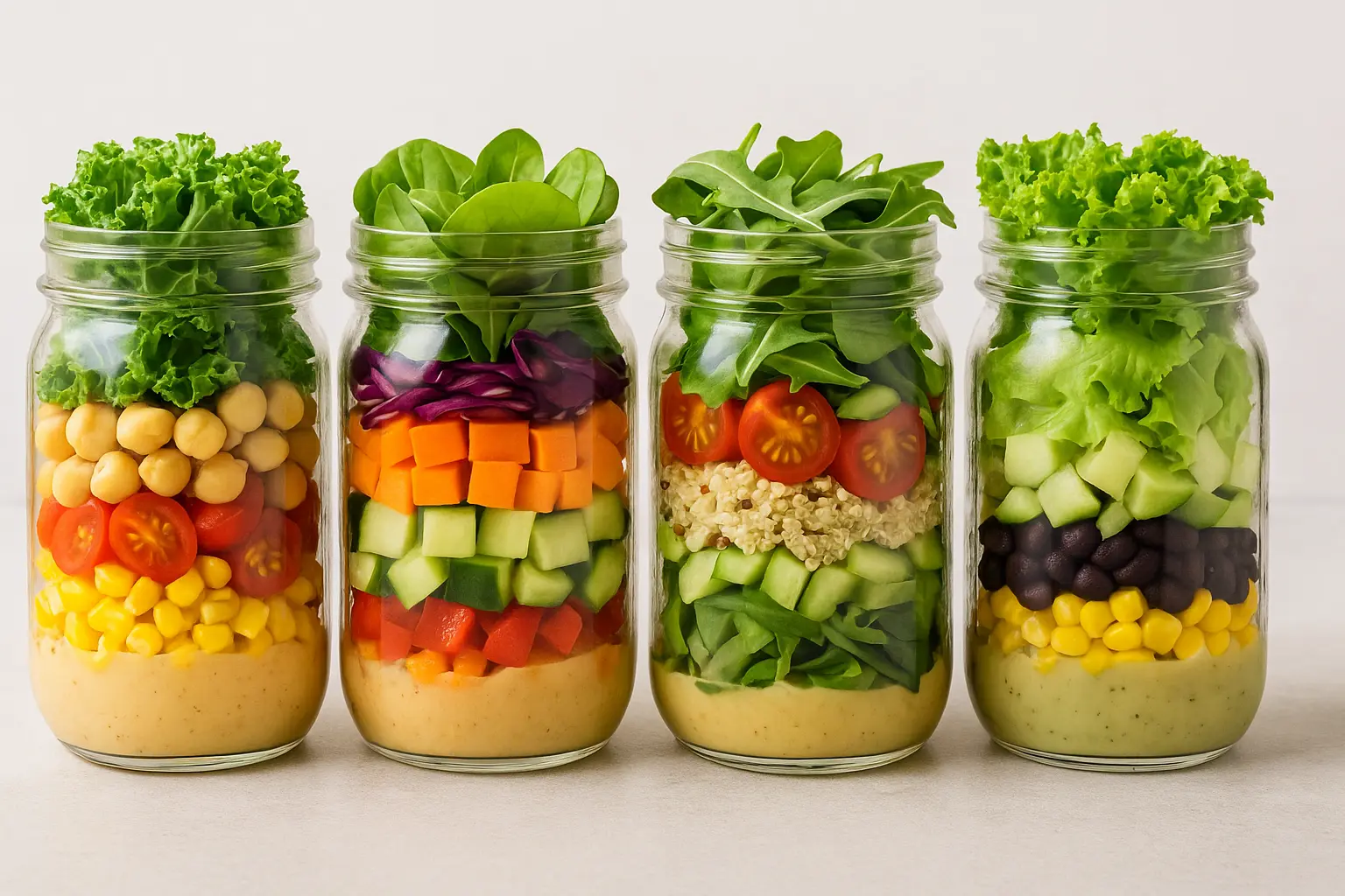 healthy-layered-mason-jar-salads-meal-prep