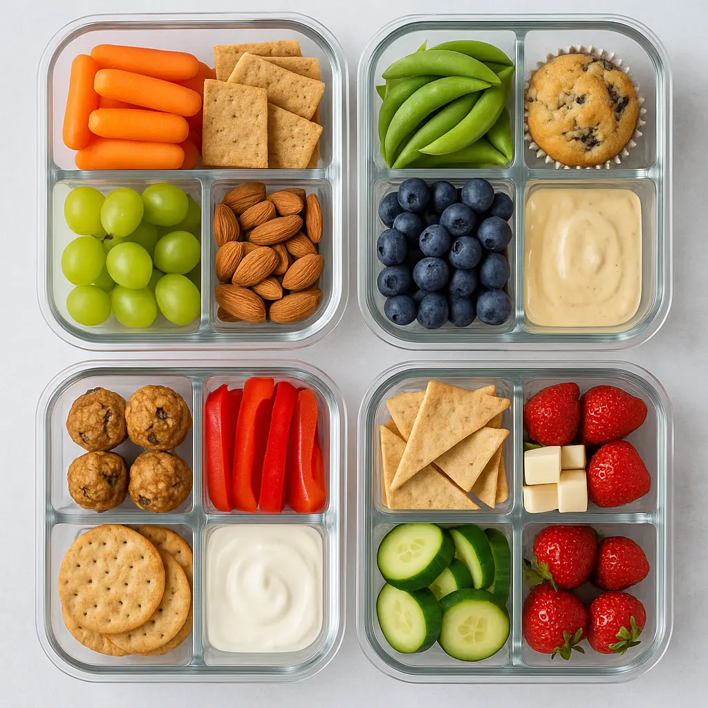 Smart Snack Boxes for Work or School Lunches