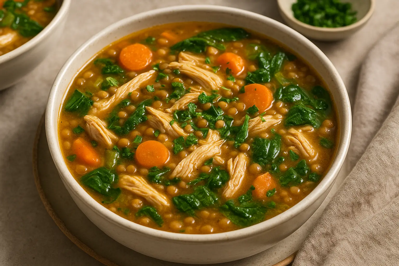 hearty-chicken-lentil-spinach-soup