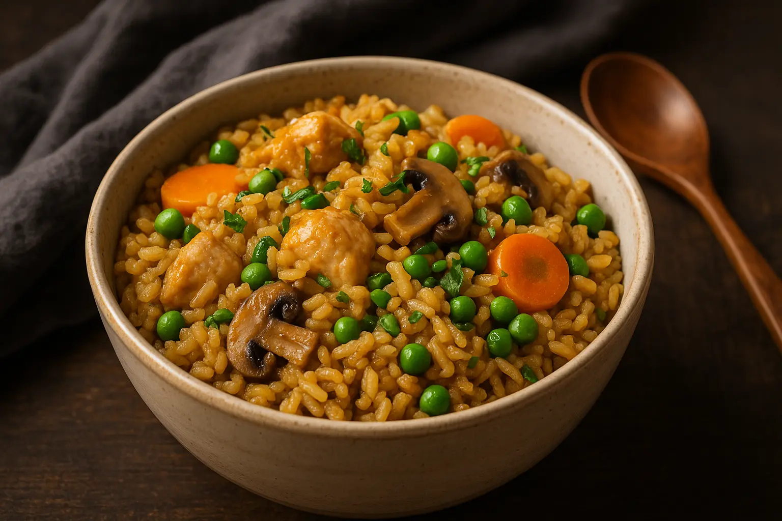hearty-mushroom-chicken-rice-bowl-winter-comfort.
