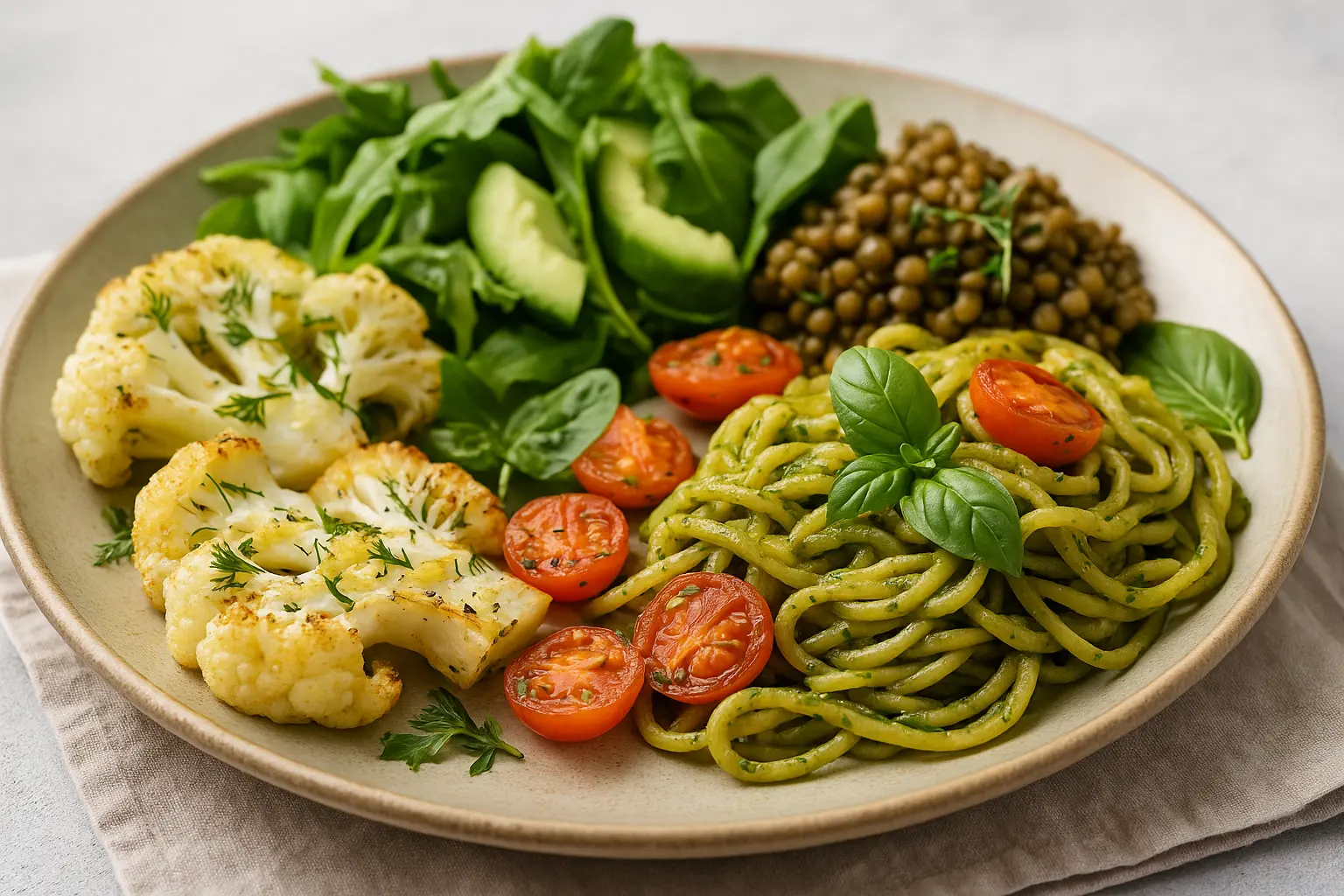 herb-forward-vegan-gluten-free-dish-plate