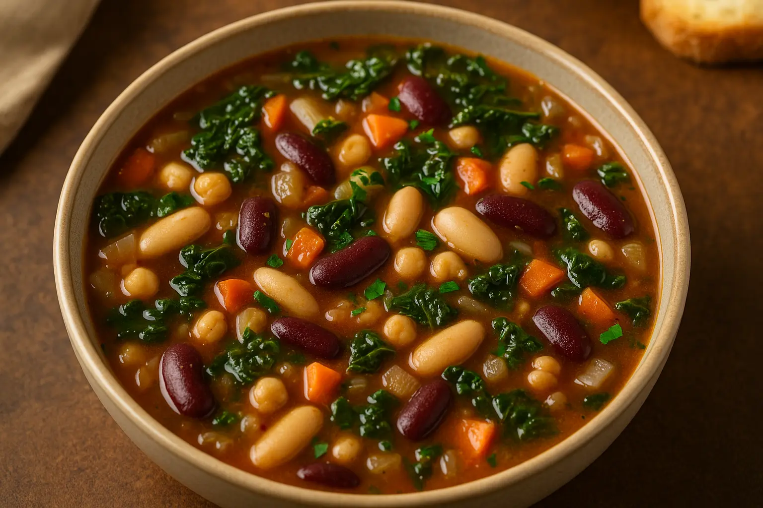 high-protein-bean-soup-dinner-vegan