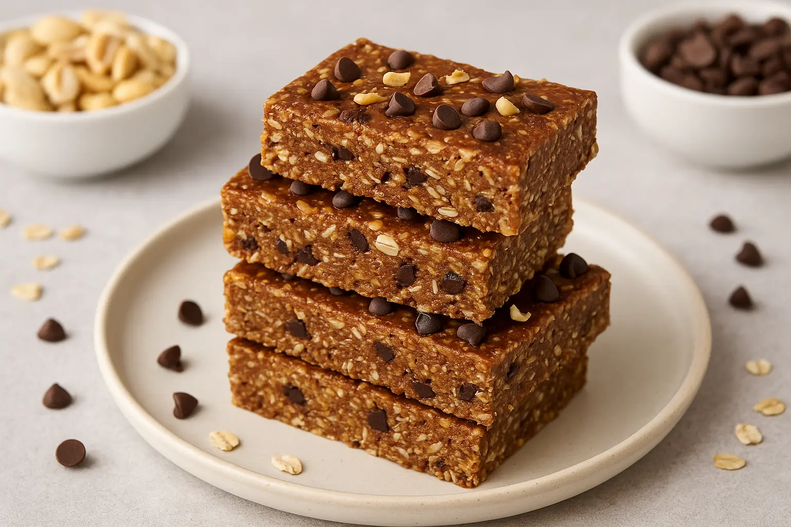 No-Bake Energy Bars | Quick Vegan Protein Snack