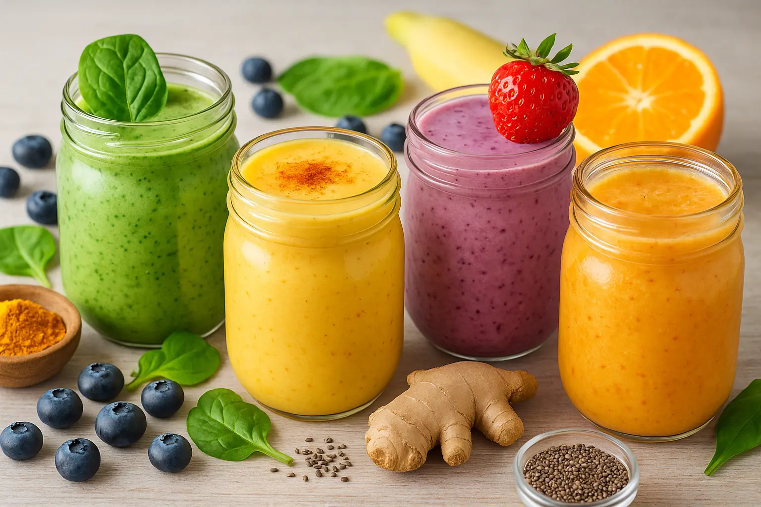 Healthy Smoothie Recipes to Boost Your Immunity