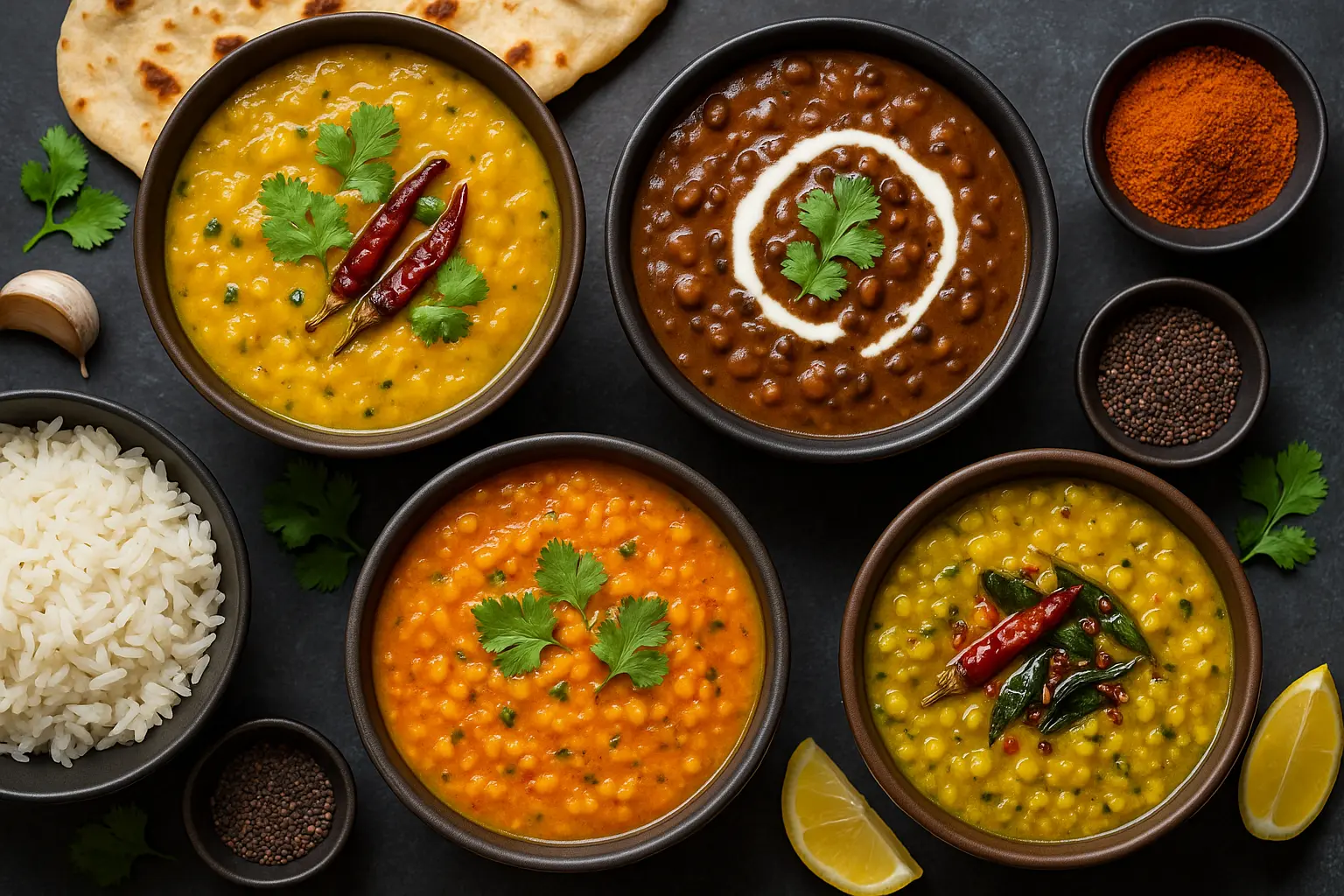 indian-dal-recipes-lentil-dishes-assorted-bowls.