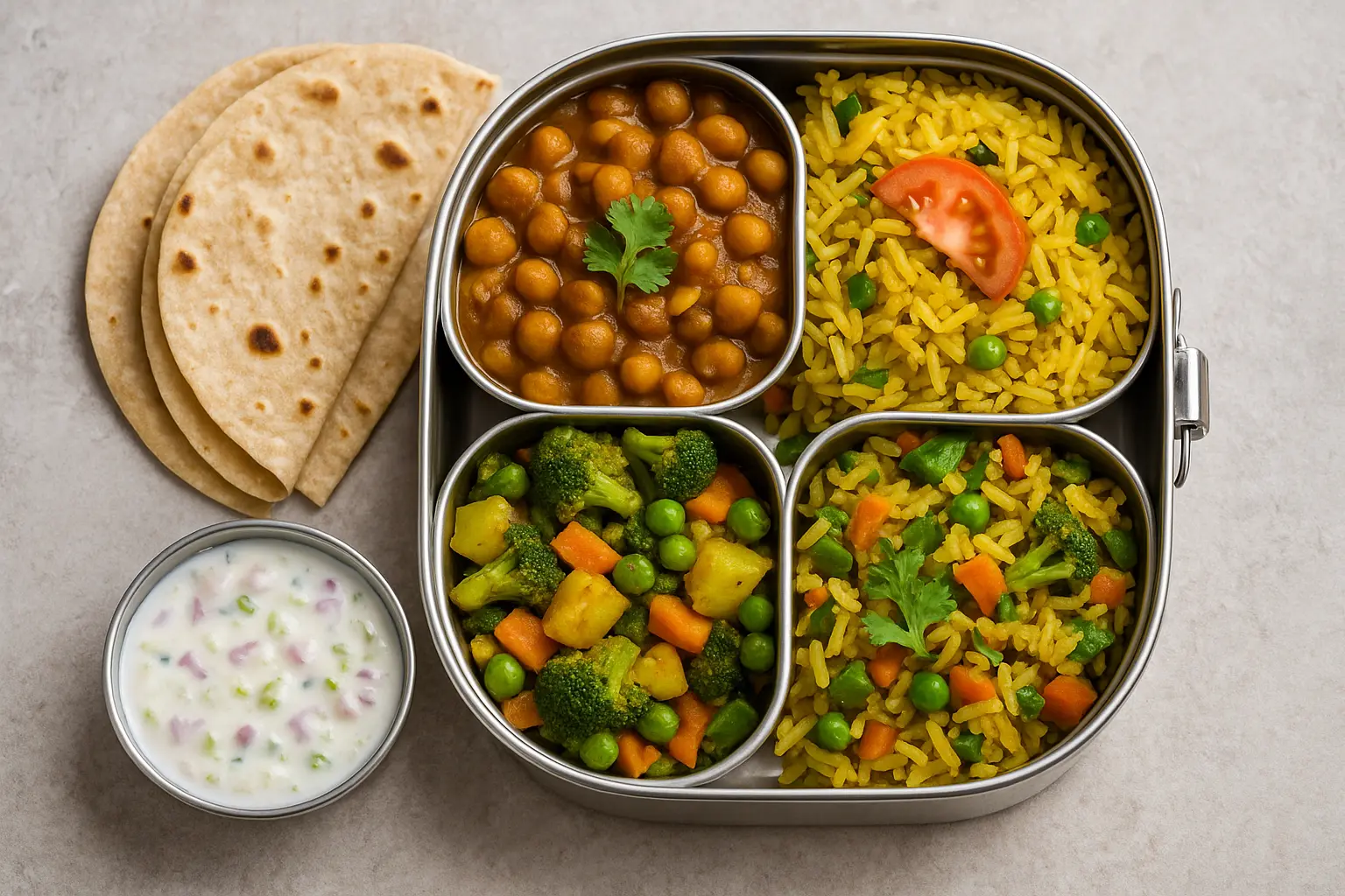 Indian Tiffin Ideas for Work Lunches