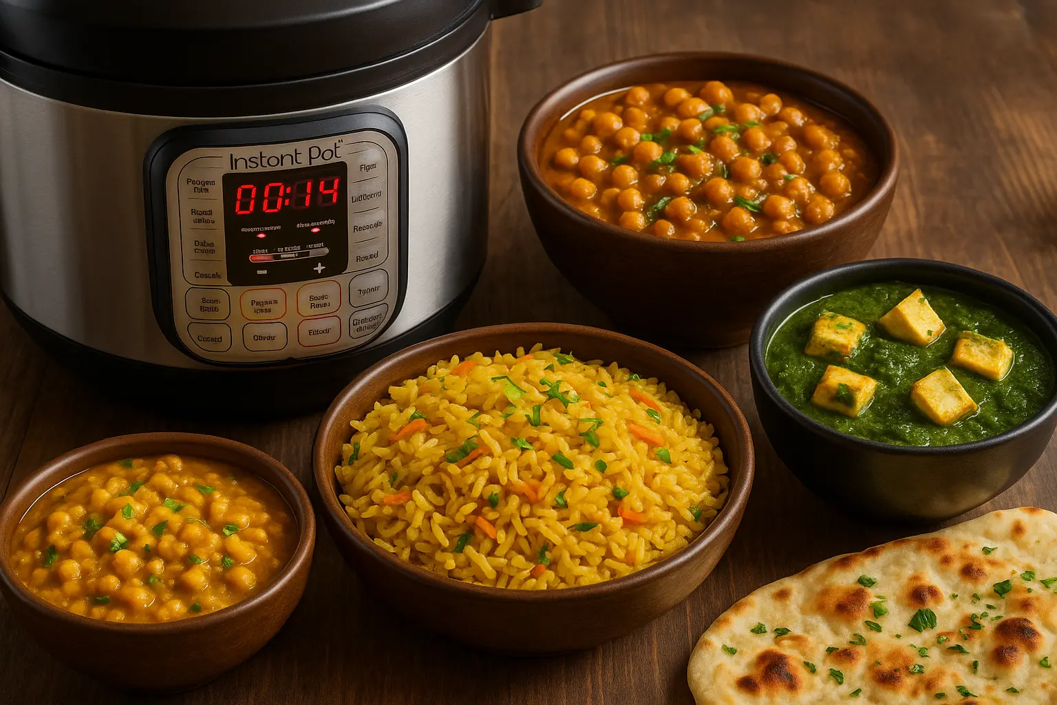 instant-pot-chickpea-paneer-rice-naan-recipes