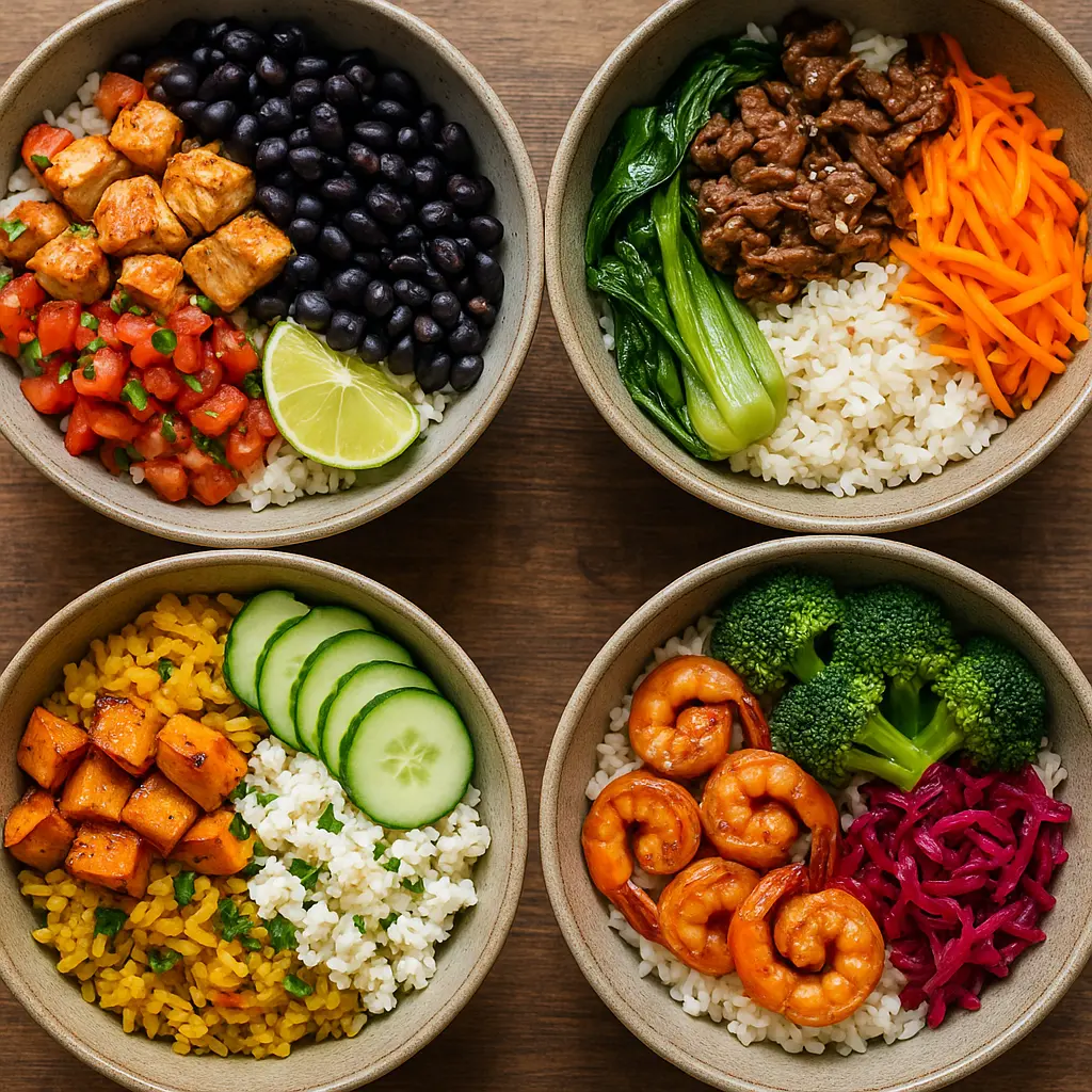 Global Rice Bowls Packed with Flavor