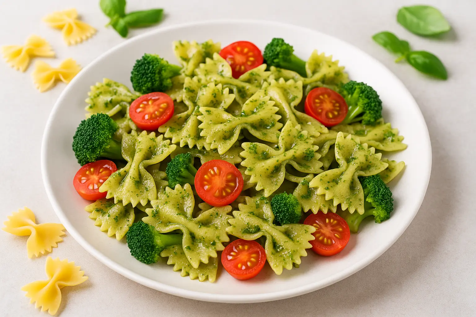 kid-friendly-pasta-broccoli-tomato-pesto