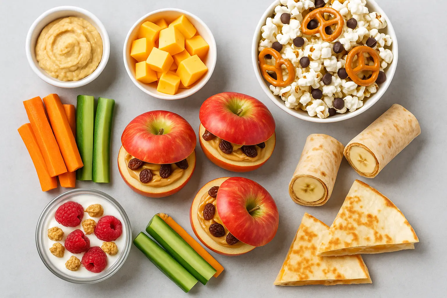 kid-friendly-quick-snacks-10-minutes-assorted.