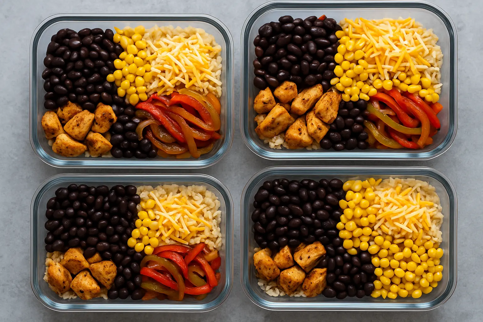 Meal Prep Burrito Bowls You Can Freeze