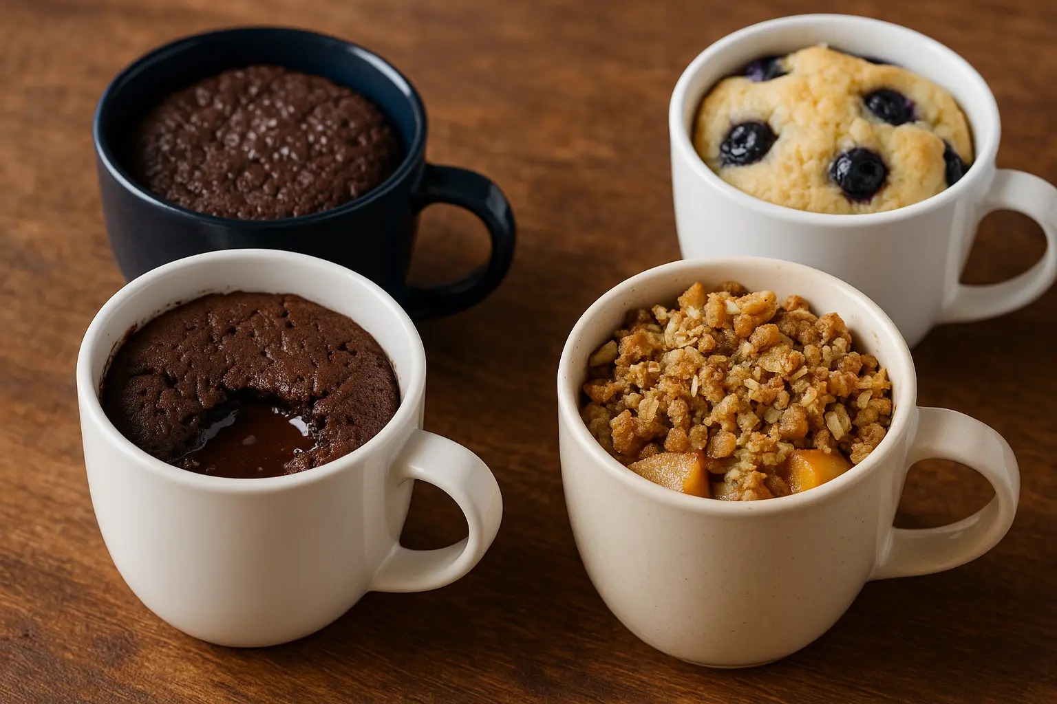 microwave-mug-desserts-chocolate-crumble-banana-blueberry.