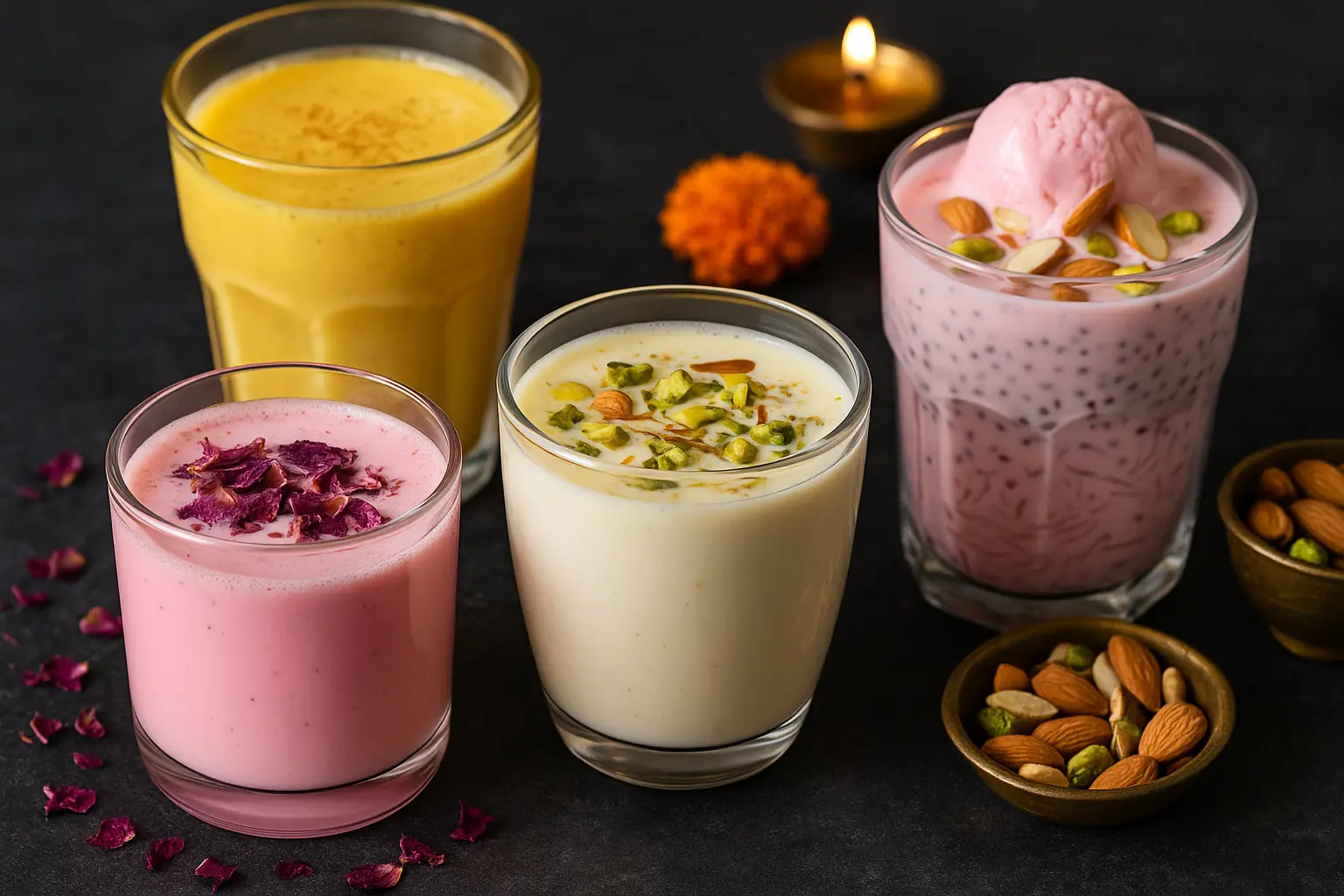 Indian Festive Drinks and Mocktails