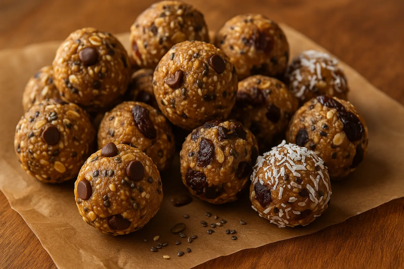 No-Bake Energy Bites for Work Snacks