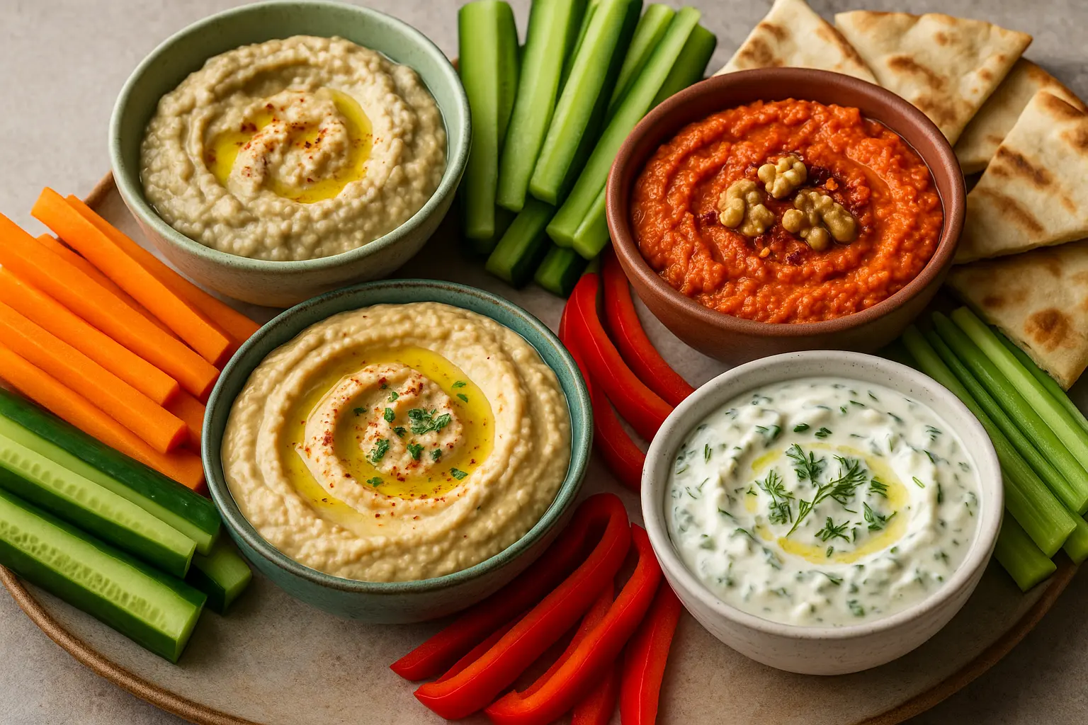 no-cook-mediterranean-dips-mezze-platter.