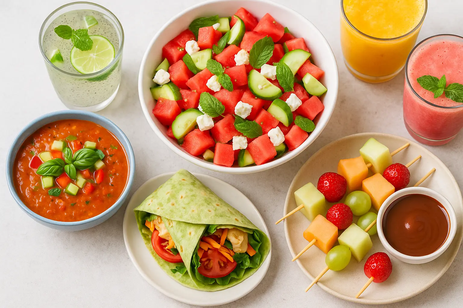 No-Cook Summer Recipes for Scorching Days