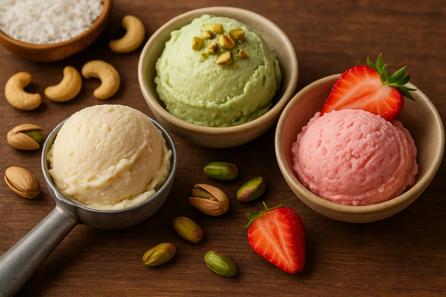 plant-based-dairy-free-ice-cream-vanilla-strawberry-pistachio