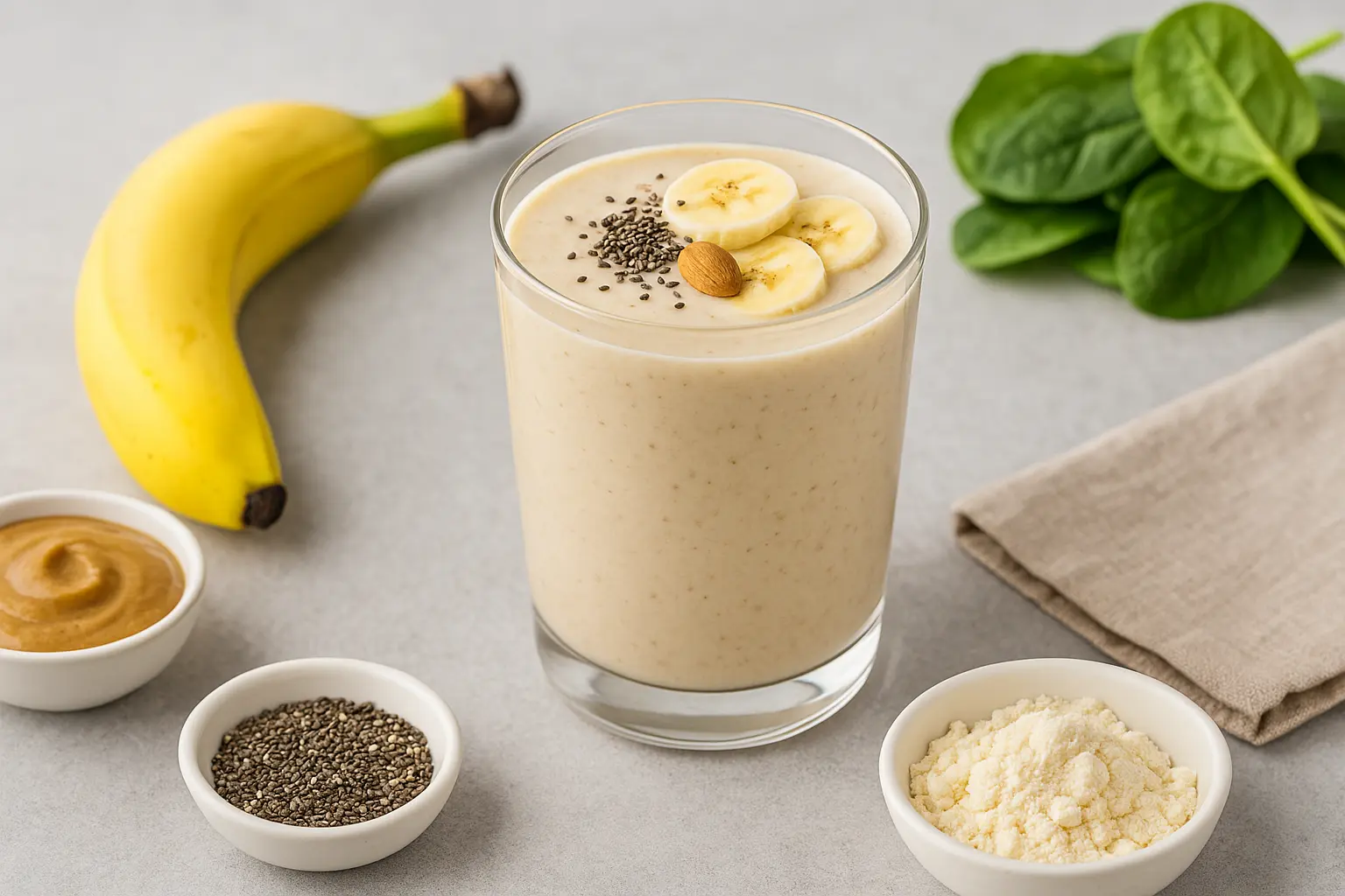 protein-packed-breakfast-smoothie-banana-chia-peanutbutter