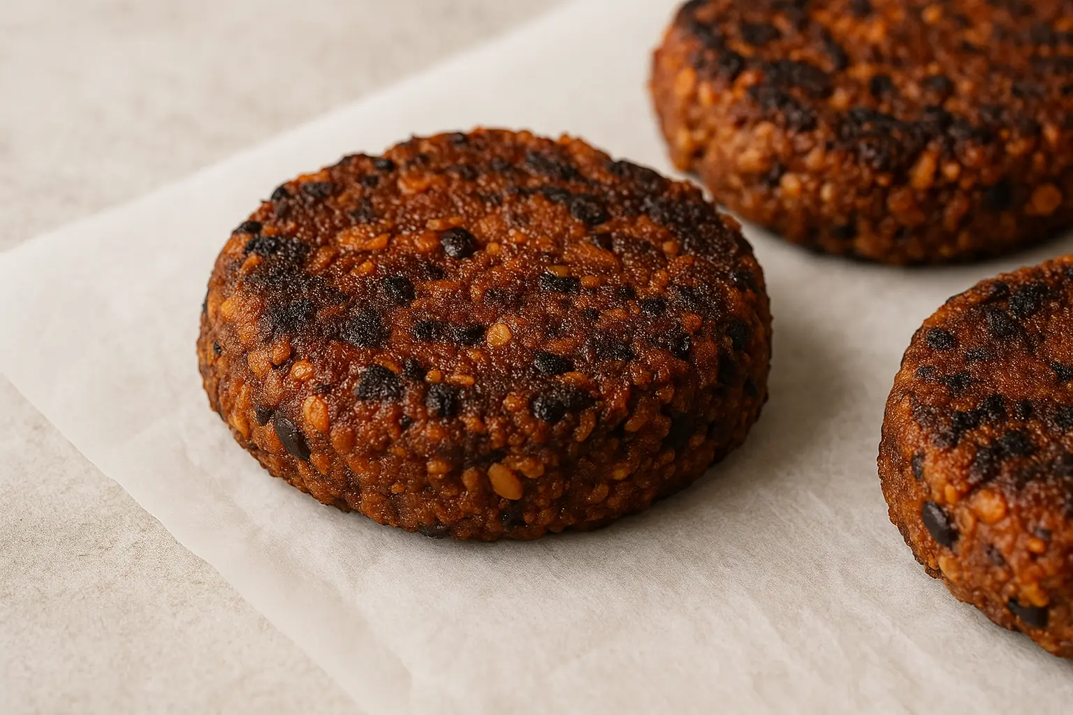 Protein-Loaded Vegan Burgers That Hold Together