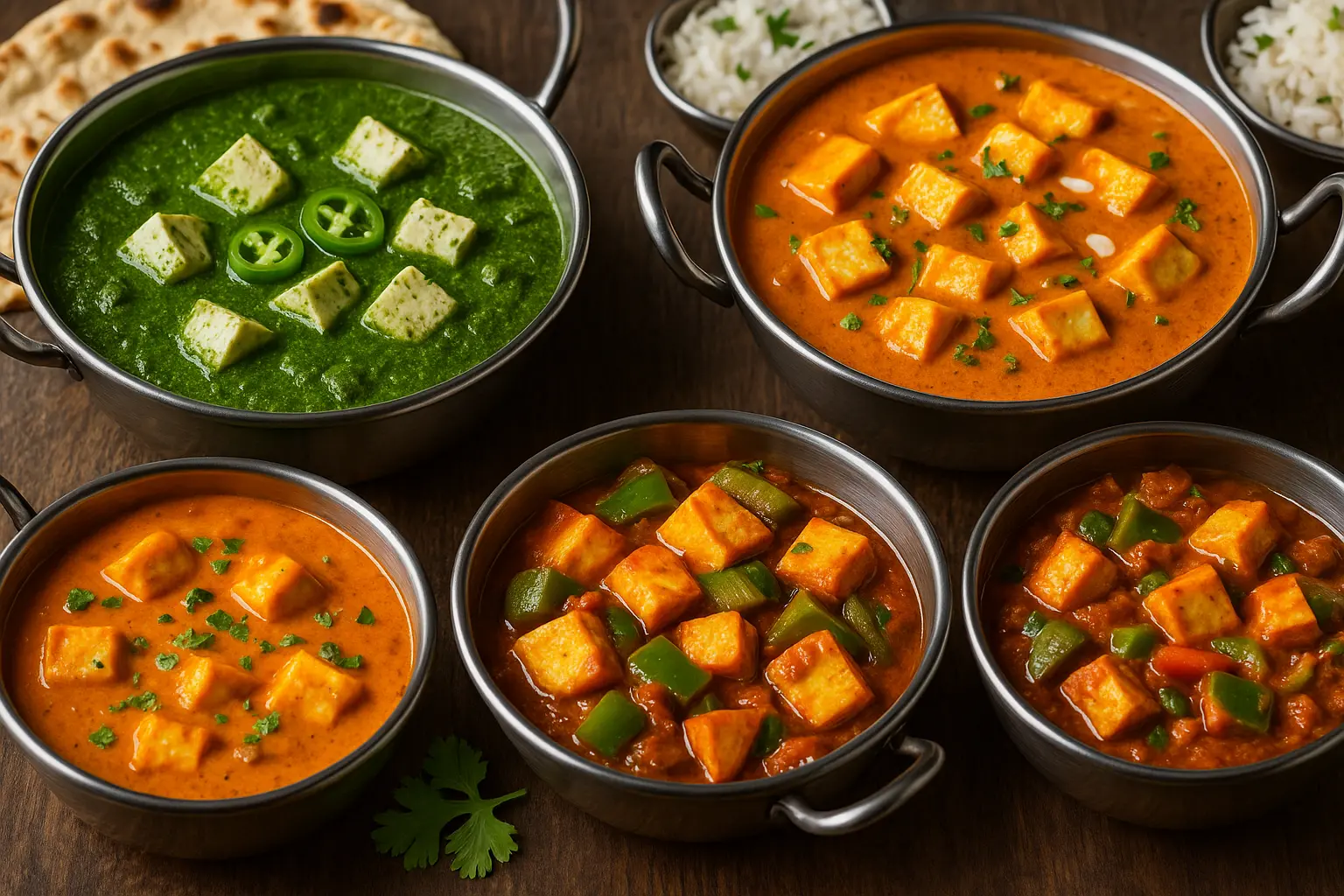 Quick Indian Paneer Curries for Weeknight Dinners