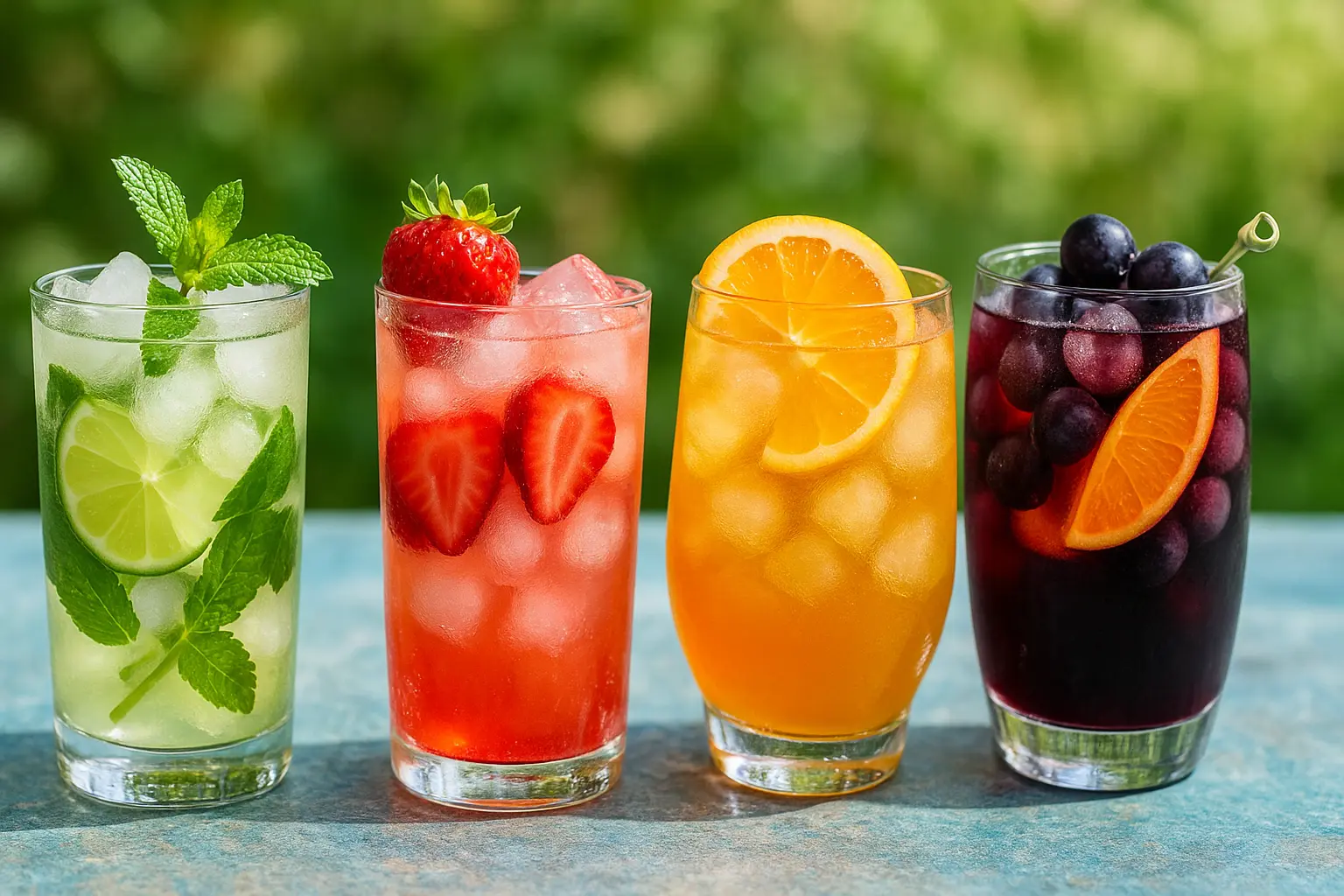 refreshing-summer-drinks-iced-tea-lemonade-smoothies.