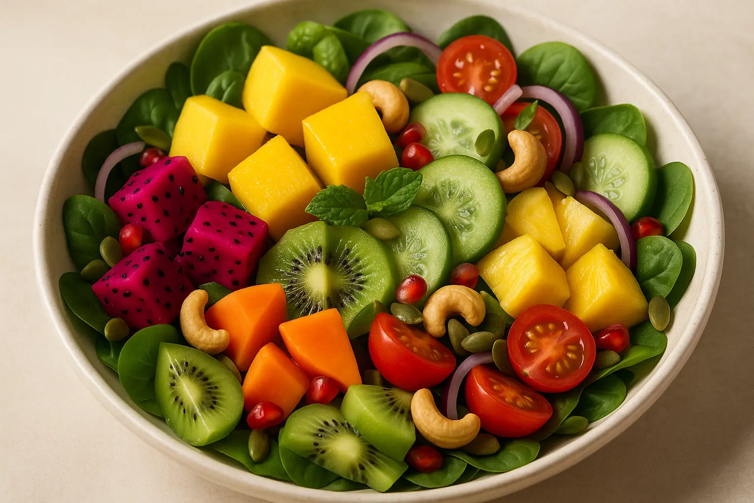 refreshing-summer-salads-with-tropical-fruits